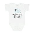 thumbnail image 1 of Inktastic My Great Aunt Loves Me Lamb Boys or Girls Baby Bodysuit, 1 of 5