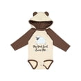 thumbnail image 1 of Inktastic My Great Aunt Loves Me Lamb Boys or Girls Long Sleeve Baby Bodysuit, 1 of 5