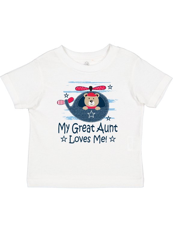 My Great Aunt Loves Me Nephew Bear Boys Baby T-Shirt