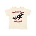 thumbnail image 1 of Inktastic My Great Aunt Loves Me Orca Family Boys or Girls Toddler T-Shirt, 1 of 5