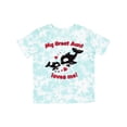 thumbnail image 1 of Inktastic My Great Aunt Loves Me Orca Family Boys or Girls Toddler T-Shirt, 1 of 5