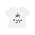 thumbnail image 1 of Inktastic My Great Aunt Loves Me Unicorn Niece Girls Toddler T-Shirt, 1 of 5