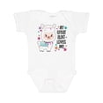 thumbnail image 1 of Inktastic My Great Aunt Loves Me- cute and happy llama Boys or Girls Baby Bodysuit, 1 of 5