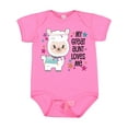 thumbnail image 1 of Inktastic My Great Aunt Loves Me- cute and happy llama Boys or Girls Baby Bodysuit, 1 of 5
