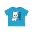 thumbnail image 1 of Inktastic My Great Aunt Loves Me- cute and happy llama Boys or Girls Toddler T-Shirt, 1 of 5