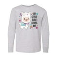 thumbnail image 1 of Inktastic My Great Aunt Loves Me- cute and happy llama Long Sleeve Youth T-Shirt, 1 of 5