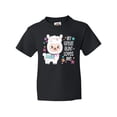thumbnail image 1 of Inktastic My Great Aunt Loves Me- cute and happy llama Youth T-Shirt, 1 of 5