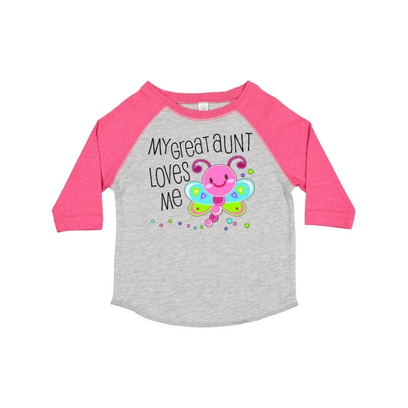 Inktastic My Great Aunt Loves Me Cute Dragonfly Boys or Girls Toddler T-Shirt
