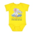 thumbnail image 1 of Inktastic My Great Aunt Loves Me to the Moon and Back Boys or Girls Baby Bodysuit, 1 of 5
