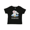 thumbnail image 1 of Inktastic My Great Aunt Loves Me to the Moon and Back Elephant Family Boys or Girls Baby T-Shirt, 1 of 5