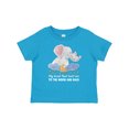thumbnail image 1 of Inktastic My Great Aunt Loves Me to the Moon and Back Elephant Family Boys or Girls Baby T-Shirt, 1 of 5