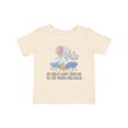 thumbnail image 1 of Inktastic My Great Aunt Loves Me to the Moon and Back Elephants Boys or Girls Baby T-Shirt, 1 of 5