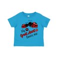 thumbnail image 1 of Inktastic My Great Aunt Loves Me with Cute Ladybugs Boys or Girls Toddler T-Shirt, 1 of 5