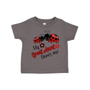 Inktastic My Great Aunt Loves Me with Cute Ladybugs Boys or Girls Toddler T-Shirt
