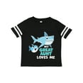 thumbnail image 1 of Inktastic My Great Aunt Loves Me with Cute Sharks Boys or Girls Toddler T-Shirt, 1 of 5