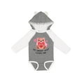 thumbnail image 1 of Inktastic My Great Aunt Loves me- bear and hearts Boys or Girls Long Sleeve Baby Bodysuit, 1 of 5