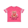 thumbnail image 1 of Inktastic My Great Aunt Loves me- bear and hearts Boys or Girls Toddler T-Shirt, 1 of 5