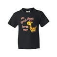 thumbnail image 1 of Inktastic My Great Aunt Loves me- cute giraffe Youth T-Shirt, 1 of 5