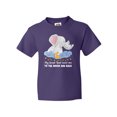 thumbnail image 1 of Inktastic My Great Aunt Loves me to the Moon and Back Elephant Family Youth T-Shirt, 1 of 5
