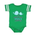 thumbnail image 1 of Inktastic My Great Aunt Whale-y Loves Me Boys or Girls Baby Bodysuit, 1 of 5
