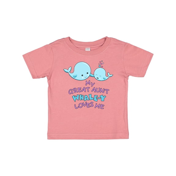 Inktastic My Great Aunt Whale-y Loves Me Boys or Girls Baby T-Shirt