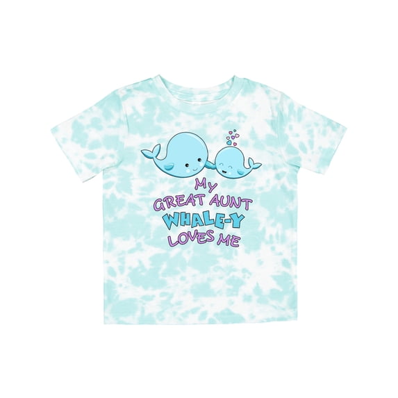 Inktastic My Great Aunt Whale-y Loves Me Boys or Girls Toddler T-Shirt