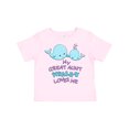 thumbnail image 1 of Inktastic My Great Aunt Whale-y Loves Me Boys or Girls Toddler T-Shirt, 1 of 5