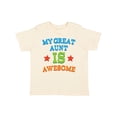 thumbnail image 1 of Inktastic My Great Aunt is Awesome Boys or Girls Toddler T-Shirt, 1 of 5
