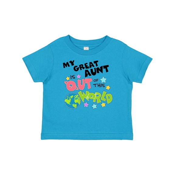 Inktastic My Great Aunt is out of This World Boys or Girls Baby T-Shirt