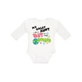 thumbnail image 1 of Inktastic My Great Aunt is out of This World Boys or Girls Long Sleeve Baby Bodysuit, 1 of 5