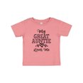 thumbnail image 1 of Inktastic My Great Auntie Loves Me Girls Hearts Girls Baby T-Shirt, 1 of 5