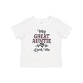 thumbnail image 1 of Inktastic My Great Auntie Loves Me Girls Hearts Girls Baby T-Shirt, 1 of 5