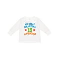 thumbnail image 1 of Inktastic My Great Grandma Is Awesome Boys or Girls Long Sleeve Toddler T-Shirt, 1 of 5