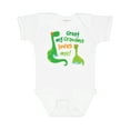 thumbnail image 1 of Inktastic My Great Grandma Loves Me Boys Baby Bodysuit, 1 of 5