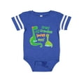 thumbnail image 1 of Inktastic My Great Grandma Loves Me Boys Baby Bodysuit, 1 of 5