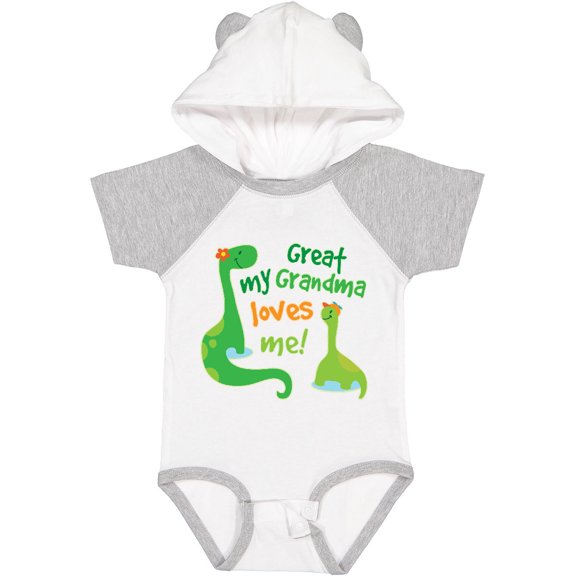 Inktastic My Great Grandma Loves Me Boys Baby Bodysuit