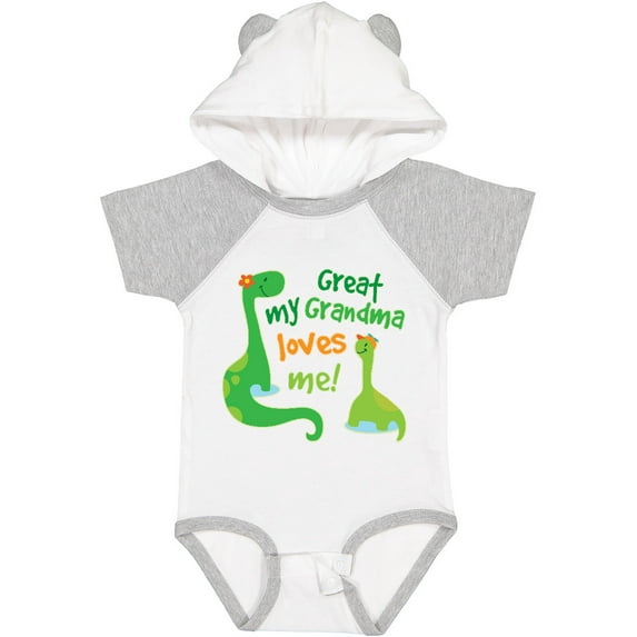 Inktastic My Great Grandma Loves Me Boys Baby Bodysuit