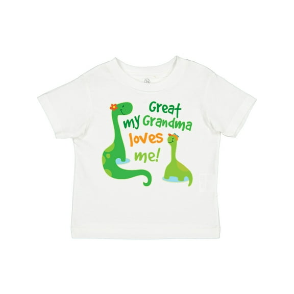 Inktastic My Great Grandma Loves Me Boys Toddler T-Shirt