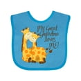 thumbnail image 1 of Inktastic My Great Grandma Loves Me Boys or Girls Baby Bib, 1 of 4