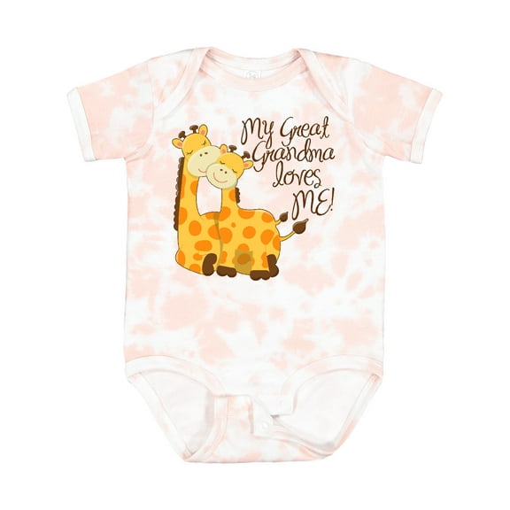 Inktastic My Great Grandma Loves Me Boys or Girls Baby Bodysuit