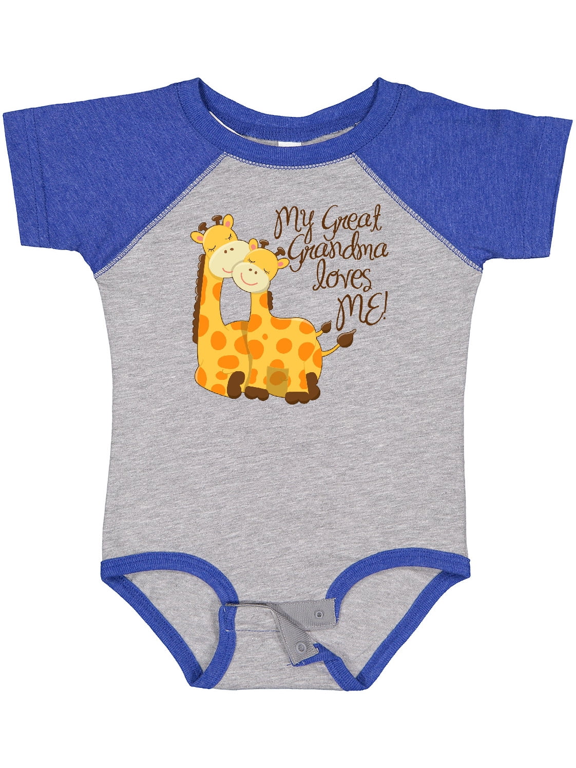 Inktastic My Great Grandma Loves Me Boys or Girls Baby Bodysuit