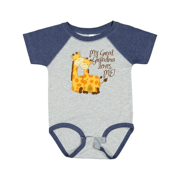 Inktastic My Great Grandma Loves Me Boys or Girls Baby Bodysuit
