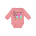 thumbnail image 1 of Inktastic My Great Grandma Loves Me Cute Dragonfly Boys or Girls Long Sleeve Baby Bodysuit, 1 of 5