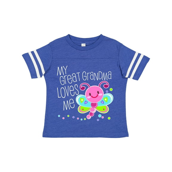 Inktastic My Great Grandma Loves Me- Cute Dragonfly Boys or Girls Toddler T-Shirt