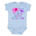 thumbnail image 1 of Inktastic My Great Grandma Loves Me Cute Elephants Boys or Girls Baby Bodysuit, 1 of 5