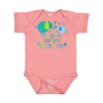 thumbnail image 1 of Inktastic My Great Grandma Loves Me Cute Elephants Boys or Girls Baby Bodysuit, 1 of 5
