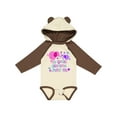 thumbnail image 1 of Inktastic My Great Grandma Loves Me Cute Elephants Boys or Girls Long Sleeve Baby Bodysuit, 1 of 5