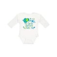 thumbnail image 1 of Inktastic My Great Grandma Loves Me Cute Elephants Boys or Girls Long Sleeve Baby Bodysuit, 1 of 5