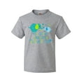 thumbnail image 1 of Inktastic My Great Grandma Loves Me- Cute Elephants Youth T-Shirt, 1 of 5
