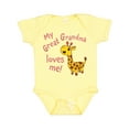 thumbnail image 1 of Inktastic My Great Grandma Loves Me Cute Giraffe Boys or Girls Baby Bodysuit, 1 of 5
